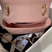 Chanel AS4489 Flap Bag Pink Size 15 × 23.5 × 9 cm - 5