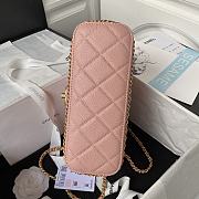 Chanel AS4489 Flap Bag Pink Size 15 × 23.5 × 9 cm - 3