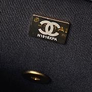 Chanel AS4489 Flap Bag Black Size 15 × 23.5 × 9 cm - 3