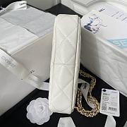 Chanel AS4597 Chain Hobo Shoulder Bag White Size 12 × 21 × 4 cm - 6