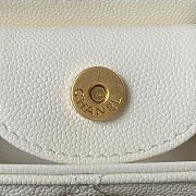 Chanel AS4597 Chain Hobo Shoulder Bag White Size 12 × 21 × 4 cm - 4