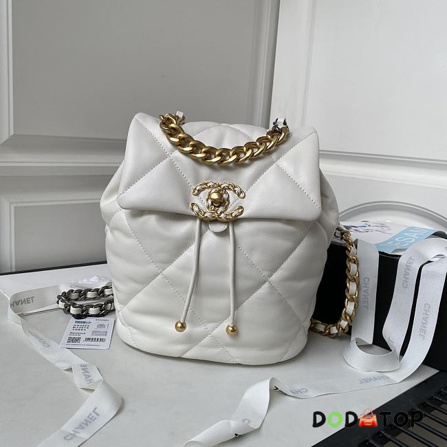 Chanel Backpack AS4223 White Size 26 x 22 x 16 cm - 1