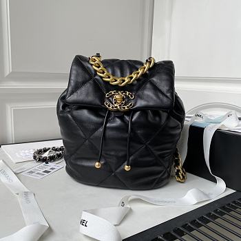 Chanel Backpack AS4223 Black Size 26 x 22 x 16 cm