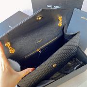 YSL Envelope Large Bag Black Gold Hardware Size 31 x 21 x 8 cm - 5