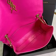 YSL Saint Laurent Women Medium Kate Reversible Suede Pink Size 28.5 x 20 x 6 cm - 6