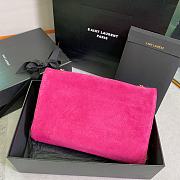 YSL Saint Laurent Women Medium Kate Reversible Suede Pink Size 28.5 x 20 x 6 cm - 4