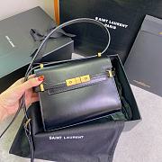 YSL Manhattan Mini Black Bag Size 19 × 14 × 4 cm - 1