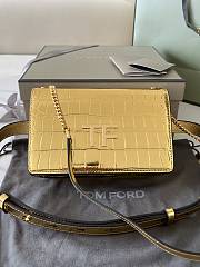 Tom Ford Shoulder Bag Gold Size 16 x 10 x 4 cm - 5