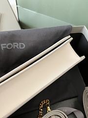 Tom Ford Shoulder Bag White Sheepskin Lining Size 16 x 10 x 4 cm - 6