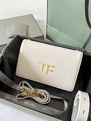 Tom Ford Shoulder Bag White Sheepskin Lining Size 16 x 10 x 4 cm - 5