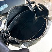 Prada Black Small Leather Handbag Black Size 23 x 21 x 10 cm - 5