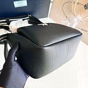 Prada Black Small Leather Handbag Black Size 23 x 21 x 10 cm - 6