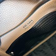Prada Black Small Leather Handbag Sand Size 23 x 21 x 10 cm - 3
