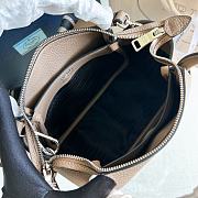 Prada Black Small Leather Handbag Sand Size 23 x 21 x 10 cm - 5