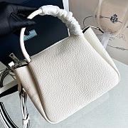 Prada Black Small Leather Handbag White Size 23 x 21 x 10 cm - 4