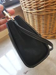 Tory Burch Eleanor Leather Satchel Tote Bag Black Size 14 x 21 x 8 cm - 6