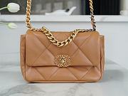 Chanel 19 Flap Bag Brown Size 26 cm - 1
