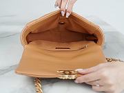 Chanel 19 Flap Bag Brown Size 26 cm - 3