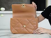 Chanel 19 Flap Bag Brown Size 26 cm - 4