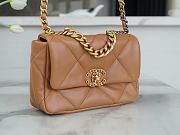 Chanel 19 Flap Bag Brown Size 26 cm - 2