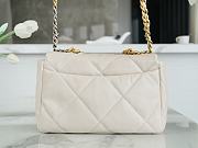Chanel 19 Flap Bag Off-White Size 30 cm - 2