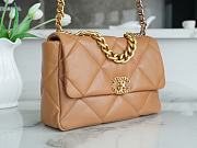 Chanel 19 Flap Bag Brown Size 30 cm - 6