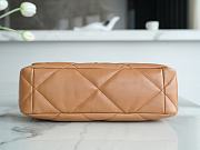 Chanel 19 Flap Bag Brown Size 30 cm - 4
