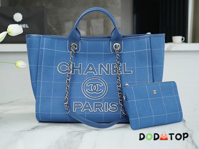 Chanel Beach Bag Blue Size 50 x 30 x 22 cm - 1