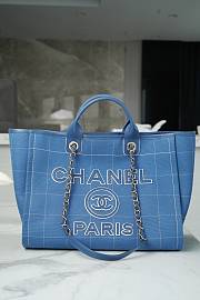 Chanel Beach Bag Blue Size 50 x 30 x 22 cm - 2