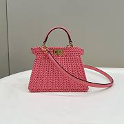 Fendi Peekaboo ISeeU Pink Bag Size 20 x 10.5 x 15 cm - 4