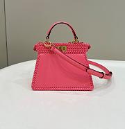 Fendi Peekaboo ISeeU Pink Bag Size 20 x 10.5 x 15 cm - 2