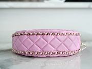Chanel Chain Around Hook Hobo Quilted Lambskin Small Pink Size 15 x 20 x 6 cm - 6