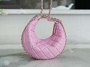 Chanel Chain Around Hook Hobo Quilted Lambskin Small Pink Size 15 x 20 x 6 cm - 5
