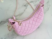 Chanel Chain Around Hook Hobo Quilted Lambskin Small Pink Size 15 x 20 x 6 cm - 3