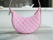 Chanel Chain Around Hook Hobo Quilted Lambskin Small Pink Size 15 x 20 x 6 cm - 2