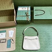 Gucci Horsebit Slim Small Shoulder Bag White Size 23 x 18.5 x 3 cm - 4