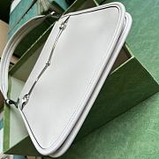 Gucci Horsebit Slim Small Shoulder Bag White Size 23 x 18.5 x 3 cm - 3
