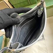 Gucci Horsebit Slim Small Shoulder Bag Silver Size 23 x 18.5 x 3 cm - 5