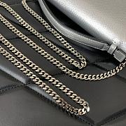 Valentino VLOGO Calfskin Wallet on Chain Silver Size 19 x 4 x 10.5 cm - 4