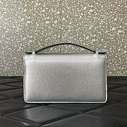 Valentino VLOGO Calfskin Wallet on Chain Silver Size 19 x 4 x 10.5 cm - 3