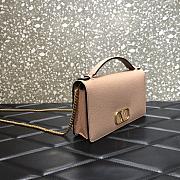 Valentino VLOGO Calfskin Wallet on Chain Pink Size 19 x 4 x 10.5 cm - 6