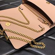 Valentino VLOGO Calfskin Wallet on Chain Pink Size 19 x 4 x 10.5 cm - 4
