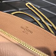 Valentino VLOGO Calfskin Wallet on Chain Pink Size 19 x 4 x 10.5 cm - 3