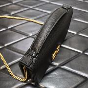 Valentino VLOGO Calfskin Wallet on Chain Black Size 19 x 4 x 10.5 cm - 3