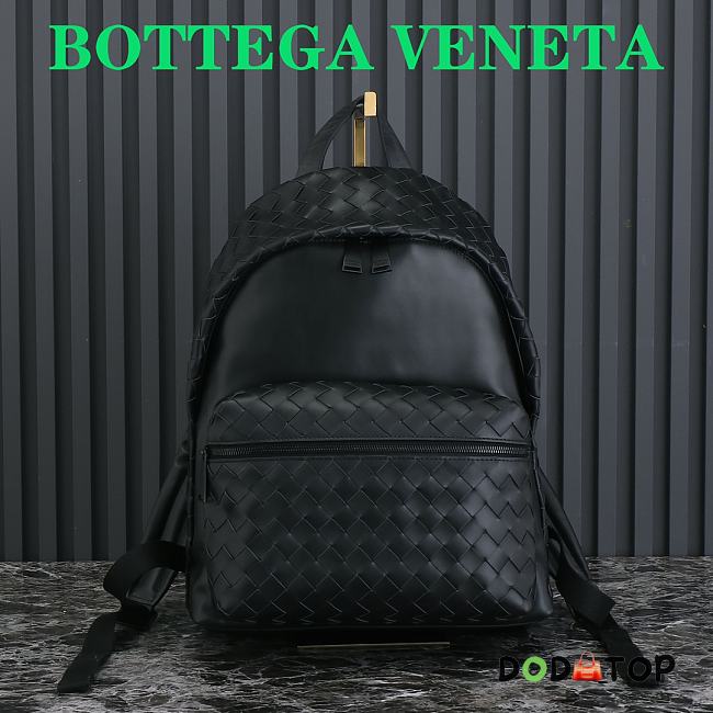 Bottega Veneta Intrecciato Backpack Black Size 41 x 28.5 x 16 cm - 1