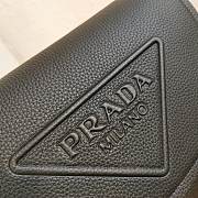 Prada Leather Bag With Shoulder Strap Black Size 22 x 22 x 12 cm - 4