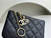 Chanel Classic Card Holder Zipper A50168 Black Size 14 x 10 x 1 cm  - 2