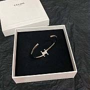 Celine Triomphe Asymmetric Cuff Bracelet - 3