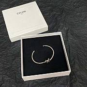 Celine Triomphe Asymmetric Cuff Bracelet - 6