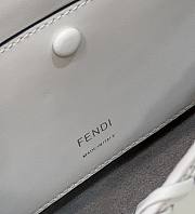 Fendi Baguette Shoulder Strap Bag White Size 29 × 7 × 15 cm - 4